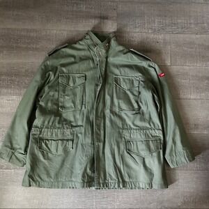 Alpha Industries M-65 Field Coat Jacket Olive Green Mens XXL Regular